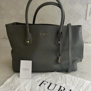 Furla Gray Tote Bag